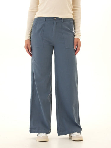 Pamela Stretch Twill Wide Leg Pant Threads 4 Thought 