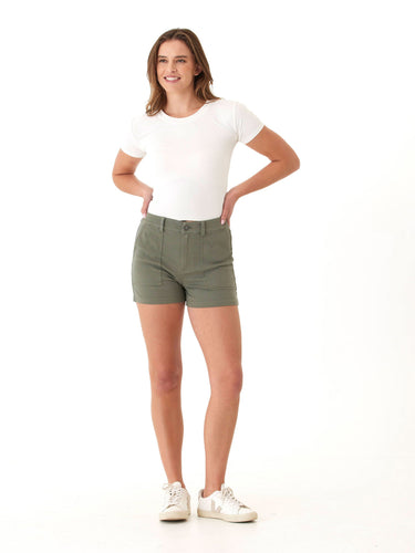 Kendall Stretch Twill Utility Short Womens Bottoms Shorts Threads 4 Thought 