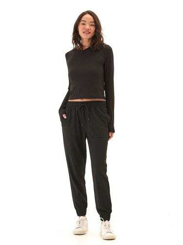 Trysha Ultrastretch Woven Jogger Womens Bottoms Pants Threads 4 Thought 