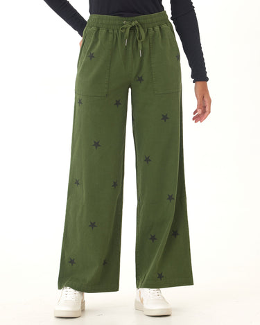 Cleo Stars Stretch Twill Wide Leg Pant Threads 4 Thought 