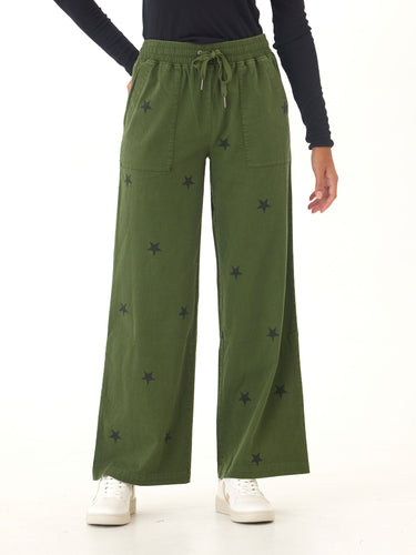 Cleo Stars Stretch Twill Wide Leg Pant Threads 4 Thought