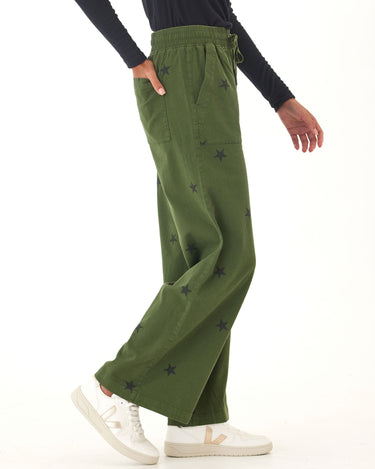 Cleo Stars Stretch Twill Wide Leg Pant Womens Bottoms Pants Threads 4 Thought 