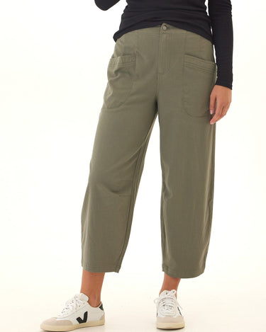 Lauren Stretch Twill Pleated Barrel Pant Threads 4 Thought 