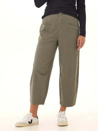 Lauren Stretch Twill Pleated Barrel Pant Threads 4 Thought 