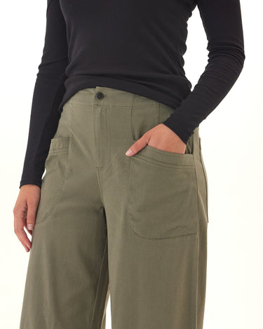 Lauren Stretch Twill Pleated Barrel Pant Threads 4 Thought 