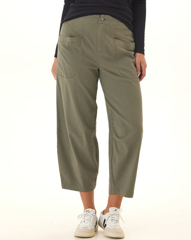 Lauren Stretch Twill Pleated Barrel Pant Threads 4 Thought 