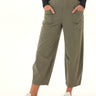 Lauren Stretch Twill Pleated Barrel Pant Threads 4 Thought 