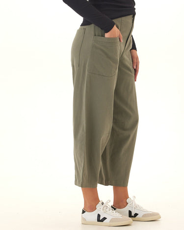 Lauren Stretch Twill Pleated Barrel Pant Threads 4 Thought 