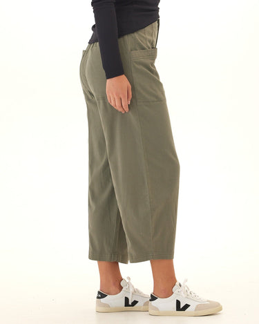 Lauren Stretch Twill Pleated Barrel Pant Threads 4 Thought 