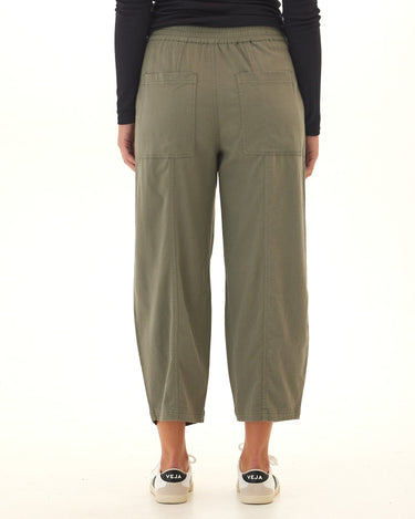 Lauren Stretch Twill Pleated Barrel Pant Threads 4 Thought 