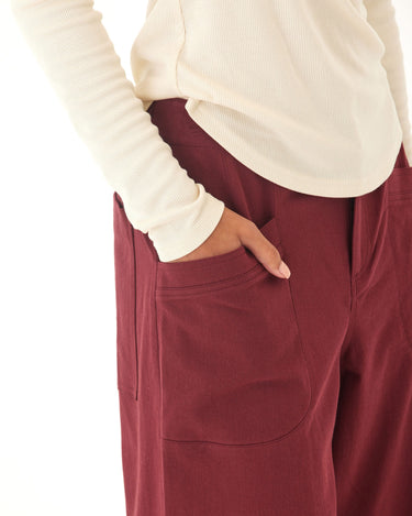 Lauren Stretch Twill Pleated Barrel Pant Threads 4 Thought 