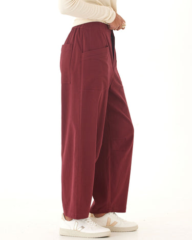 Lauren Stretch Twill Pleated Barrel Pant Threads 4 Thought 