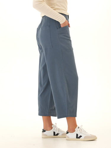 Lauren Stretch Twill Pleated Barrel Pant Threads 4 Thought 