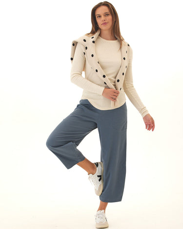 Lauren Stretch Twill Pleated Barrel Pant Threads 4 Thought 