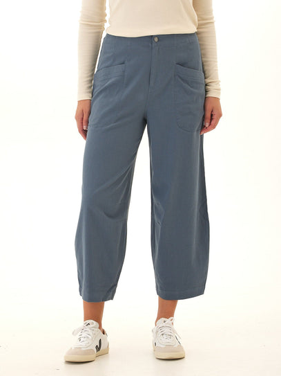 Lauren Stretch Twill Pleated Barrel Pant Threads 4 Thought 
