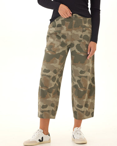 Lauren Cloud Camo Stretch Twill Pleated Barrel Pant Threads 4 Thought 