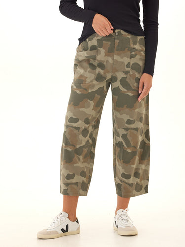 Lauren Cloud Camo Stretch Twill Pleated Barrel Pant Threads 4 Thought 