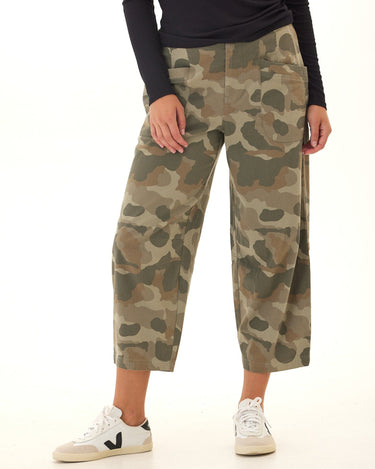 Lauren Cloud Camo Stretch Twill Pleated Barrel Pant Threads 4 Thought 