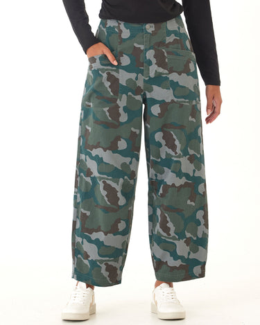 Lauren Cloud Camo Stretch Twill Pleated Barrel Pant Threads 4 Thought 