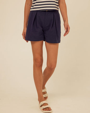 Selene Stretch Twill Pleated Short Threads 4 Thought 