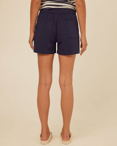 Selene Stretch Twill Pleated Short Threads 4 Thought 
