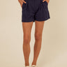 Selene Stretch Twill Pleated Short Womens Bottoms Shorts Threads 4 Thought 