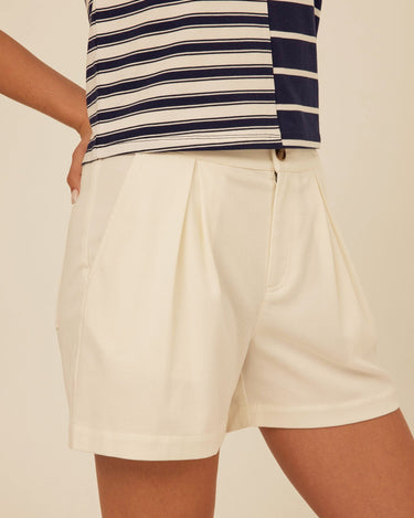 Selene Stretch Twill Pleated Short Threads 4 Thought 