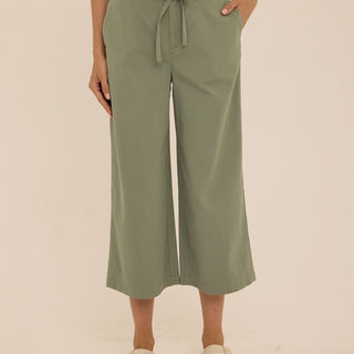 Bemmie Stretch Twill Relaxed Capri Pant Womens Bottoms Pants Threads 4 Thought 