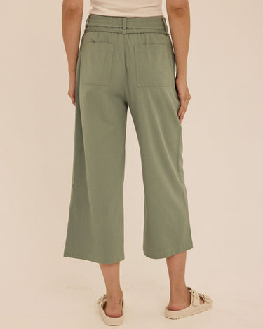 Bemmie Stretch Twill Relaxed Capri Pant Womens Bottoms Pants Threads 4 Thought 