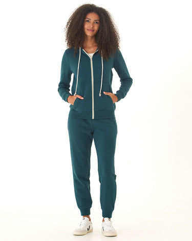 Triblend Fleece Full Zip Hoodie Threads 4 Thought 