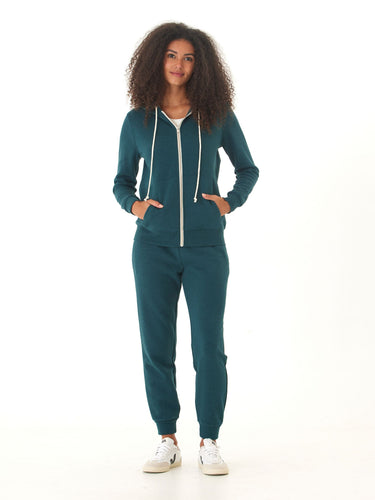 Triblend Fleece Full Zip Hoodie Threads 4 Thought 