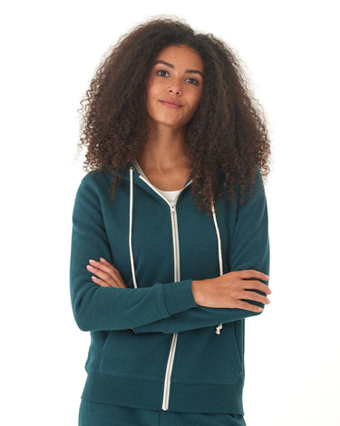 Triblend Fleece Full Zip Hoodie Threads 4 Thought 