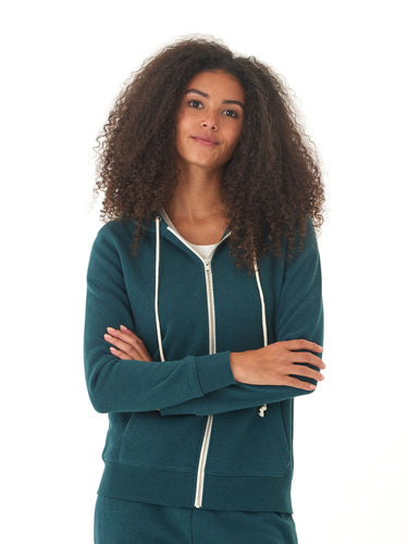 Triblend Fleece Full Zip Hoodie Threads 4 Thought