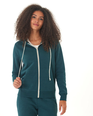 Triblend Fleece Full Zip Hoodie Threads 4 Thought 