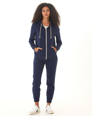 Triblend Fleece Full Zip Hoodie Threads 4 Thought 