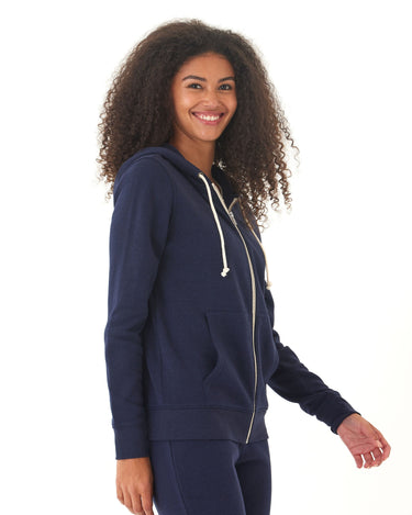 Triblend Fleece Full Zip Hoodie Threads 4 Thought 