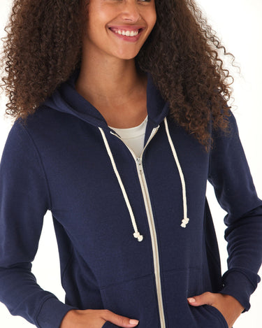 Triblend Fleece Full Zip Hoodie Threads 4 Thought 