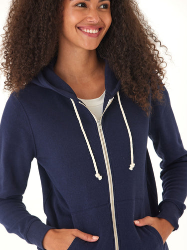 Triblend Fleece Full Zip Hoodie Threads 4 Thought