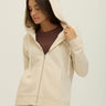 Triblend Fleece Full Zip Hoodie Womens Outerwear Sweatshirt Threads 4 Thought 
