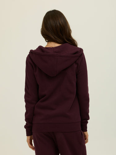 Core Triblend Fleece Classic Zip Hoodie Womens Outerwear Sweatshirt Threads 4 Thought 