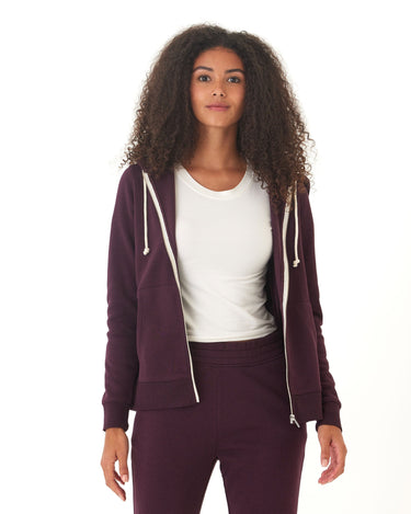 Triblend Fleece Full Zip Hoodie Threads 4 Thought 