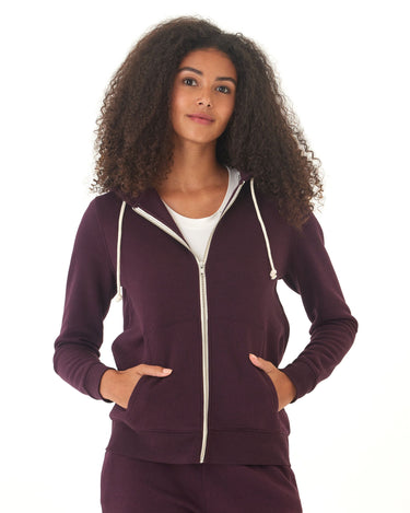 Triblend Fleece Full Zip Hoodie Threads 4 Thought 