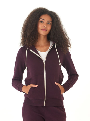 Triblend Fleece Full Zip Hoodie Threads 4 Thought