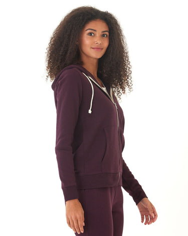 Triblend Fleece Full Zip Hoodie Threads 4 Thought 