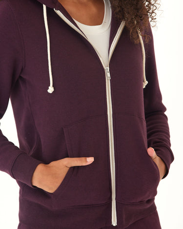 Triblend Fleece Full Zip Hoodie Threads 4 Thought 