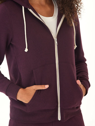 Triblend Fleece Full Zip Hoodie Threads 4 Thought