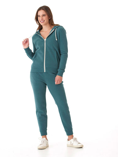 Triblend Zip Hoodie Womens Outerwear Sweatshirt Threads 4 Thought