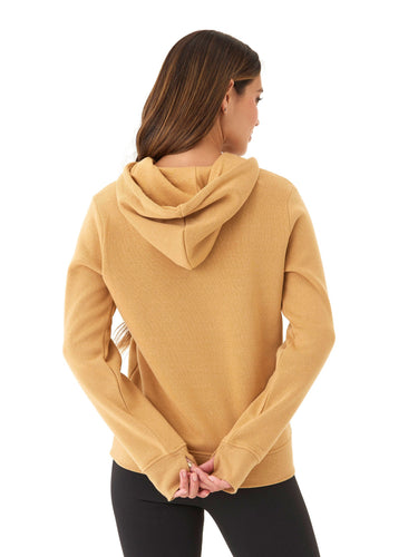Sinead 1/4 Zip Triblend Fleece Hoodie Womens Outerwear Sweatshirt Threads 4 Thought 
