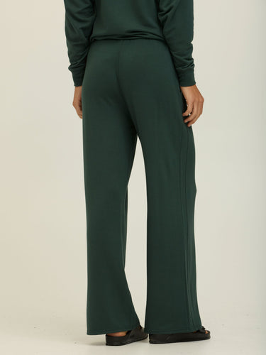 Esmeralda Feather Fleece Wide Leg Pant Womens Bottoms Sweatpants Threads 4 Thought 