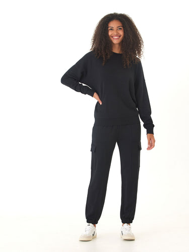 Margot Feather Fleece Cargo Jogger Womens Bottoms Sweatpants Threads 4 Thought 